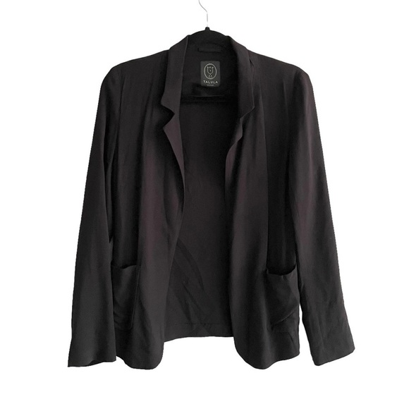 Aritzia Talula Kent Lightweight Open Blazer Black 4 - Picture 2 of 6